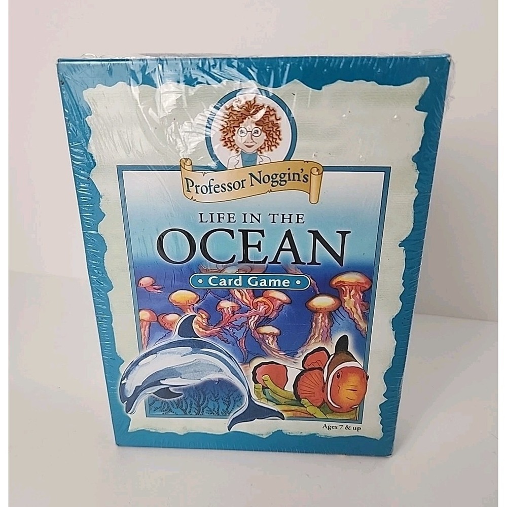 Professor Noggin's Life In The Ocean Card Game‎ Made In Canada Still Sealed
